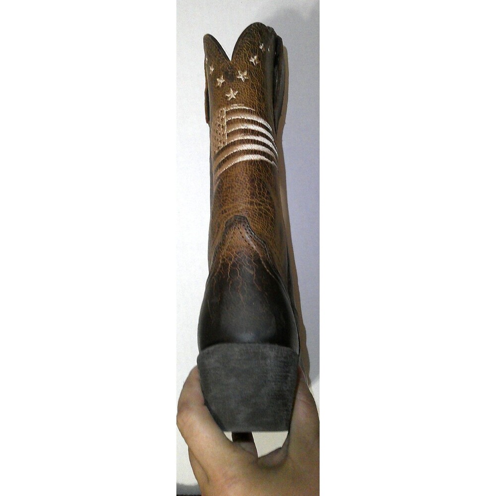 New NWT NIB Womens 6.5 Ariat Boot Western Distressed Heritage Liberty Leather - Picture 3 of 8